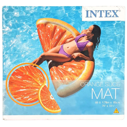 Picture of AIR MATTRESS ORANGE INFLATABLE 178 X 85 CM